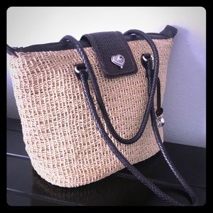 Brighton straw purse